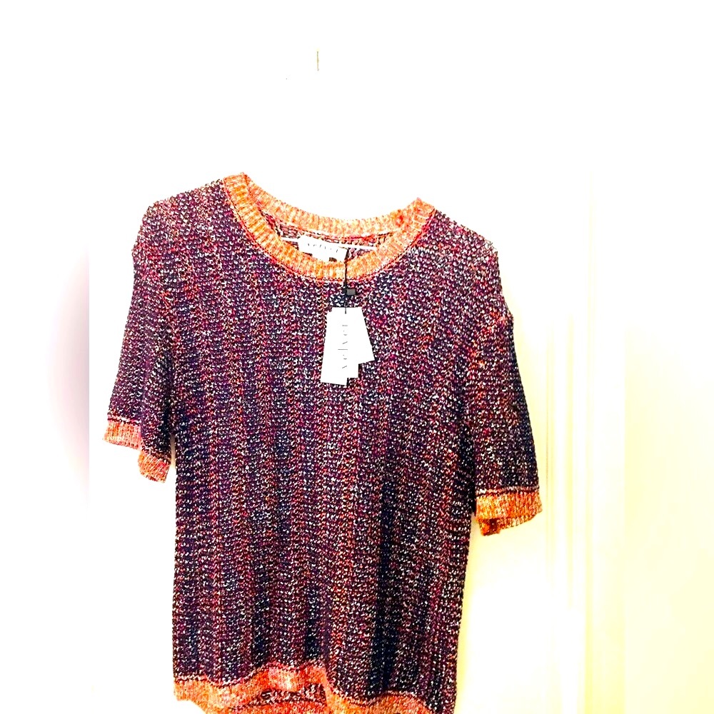 NWT Velvet by Graham and Spencer soft lux viscose top. Dresses up any outfit